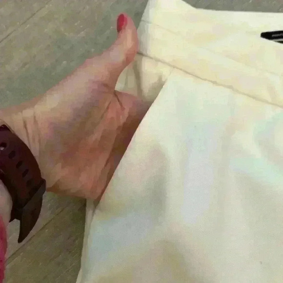 Talbots Signature Boot Pants‎ Size 14 Petite 14P Cream - Picture 5 of 6